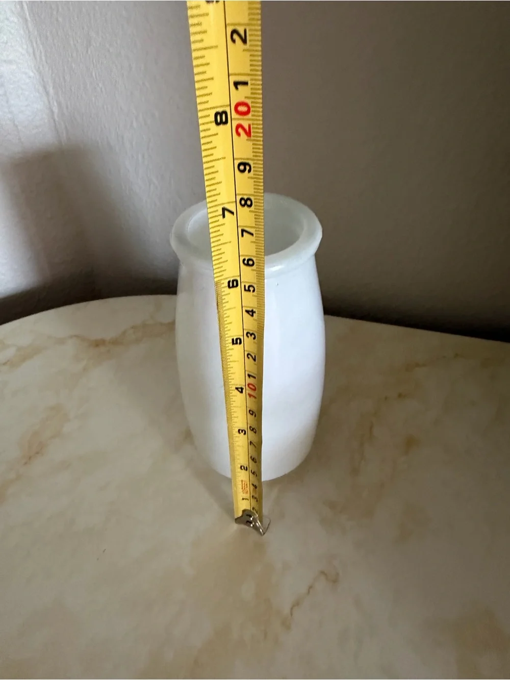Oui Yogurt Glass Flower Vase - Like New Condition (Unbranded)